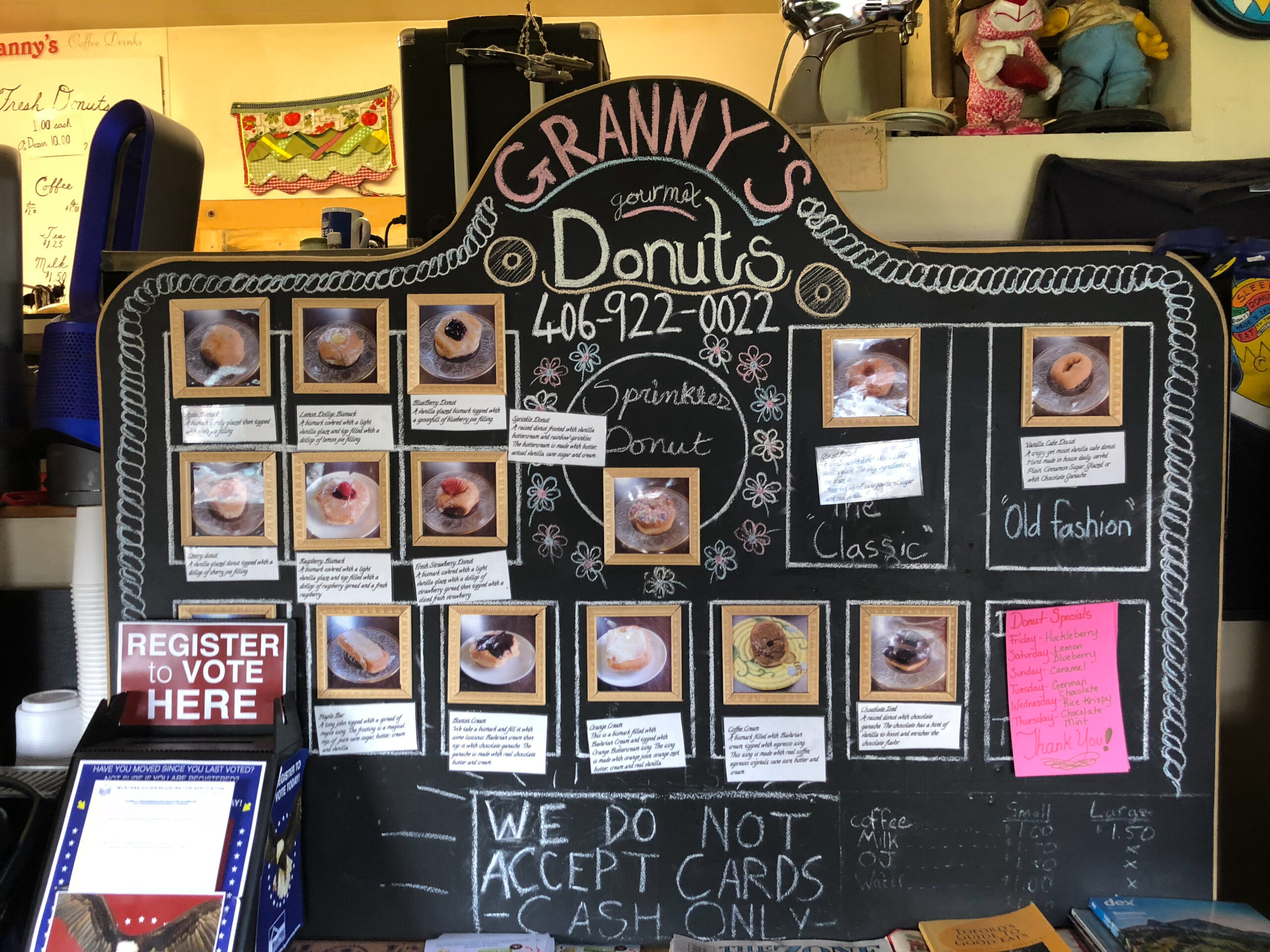 Granny’s Gourmet Donuts Bozeman Donuts