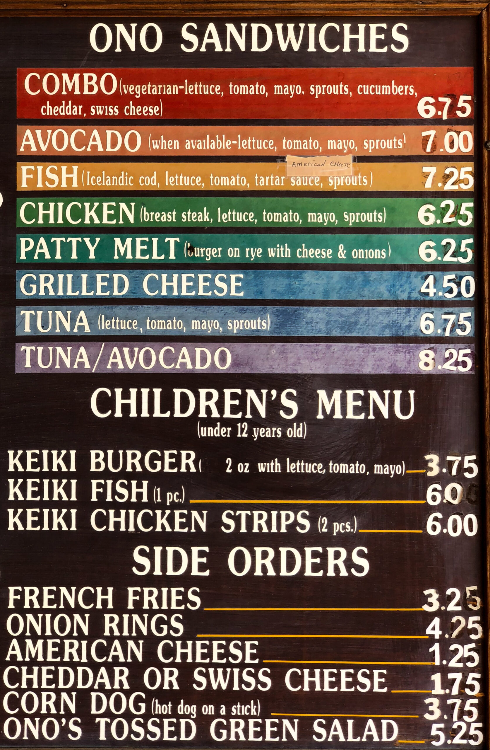 Duane's Ono Char-Burger