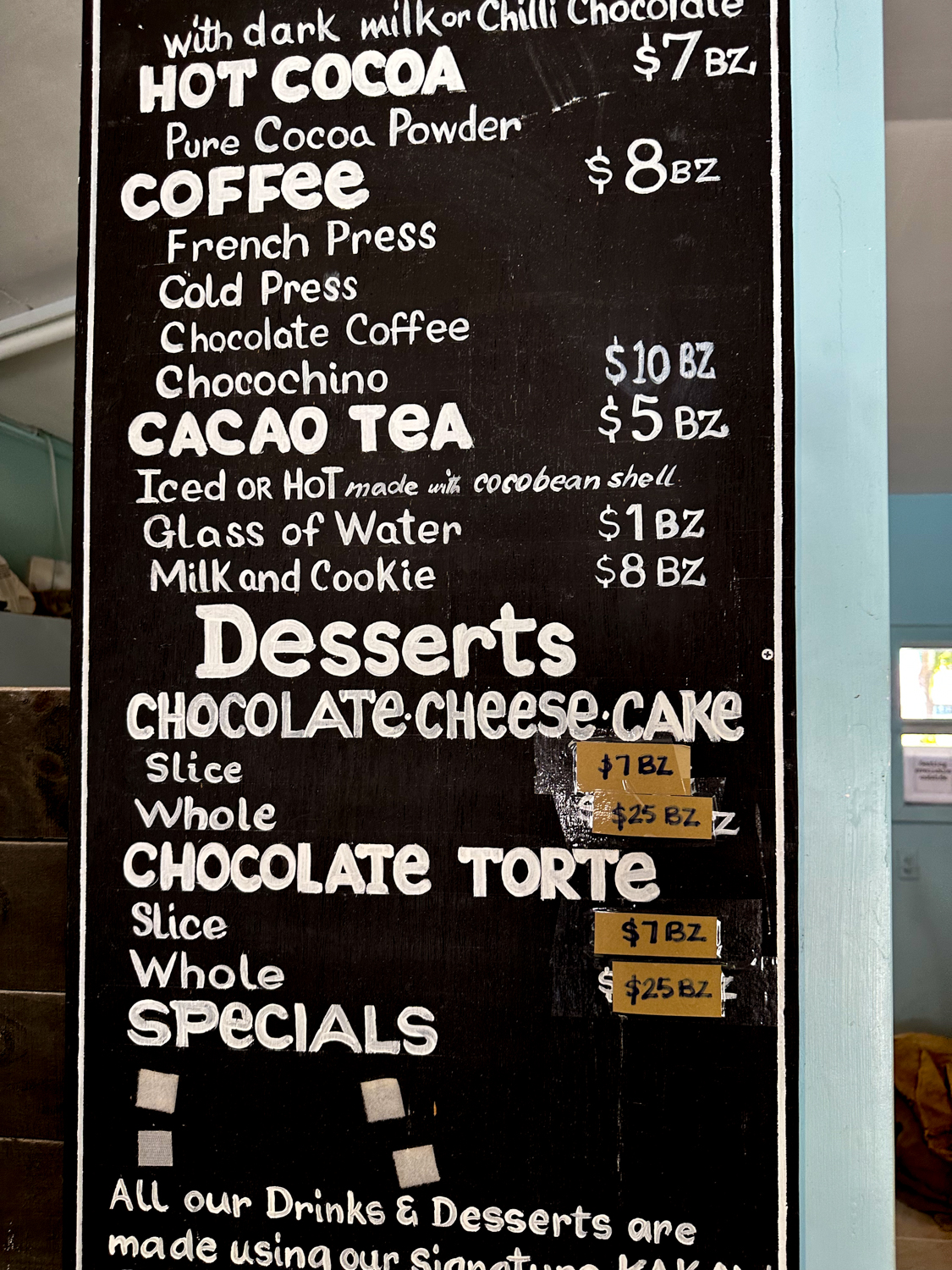Belize Chocolate Company Caye Caulker