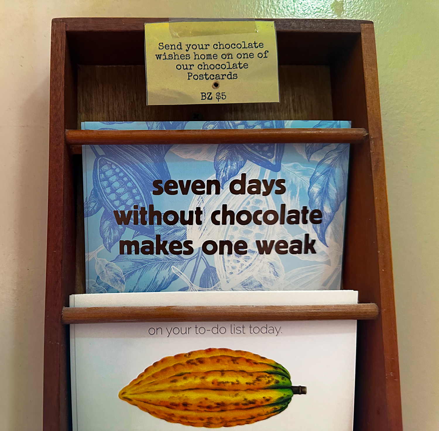 Belize Chocolate Company Caye Caulker